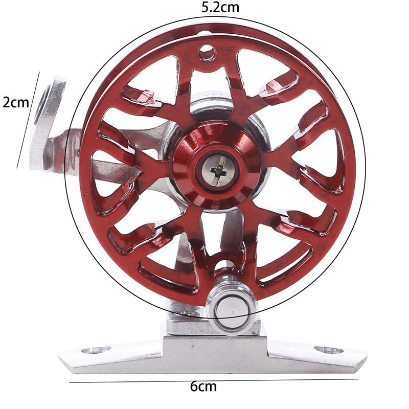 31KC Ice Fishing Reel Fly Reel Fishing Reel Wheel Outdoor Fishing Reel Aluminum Alloy Fishing Rods Wheel Fly Fishing Wheel