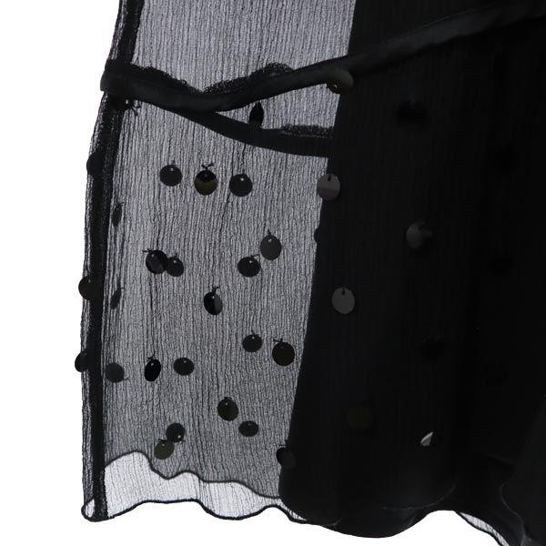 MAX&CO Short Sleeve Camisole with Lace One Piece 44 Black Women Used