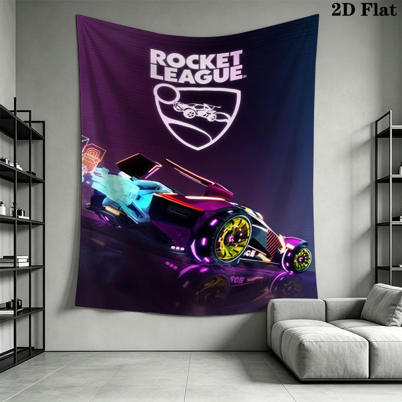 Rocket League Muur Tapijt Esthetisch Wandkleed Bedrukt Stof Deken Decoratieve Tapijten voor Slaapkamer Woonkamer Huisdecoratie