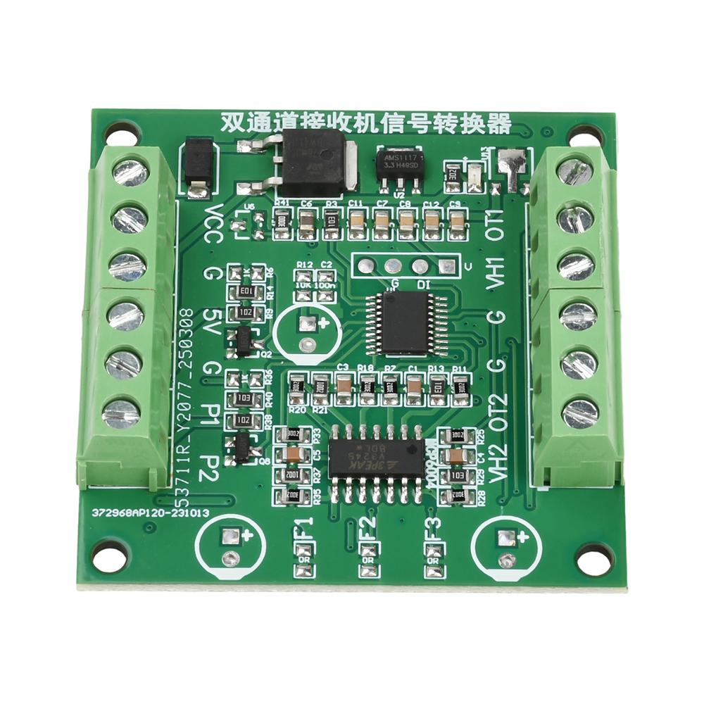 PWM To Voltage Servo Power Supply Dual-channel Receiver Signal Converter For RC Crawler Motor Controller Tank Electric Vehicle