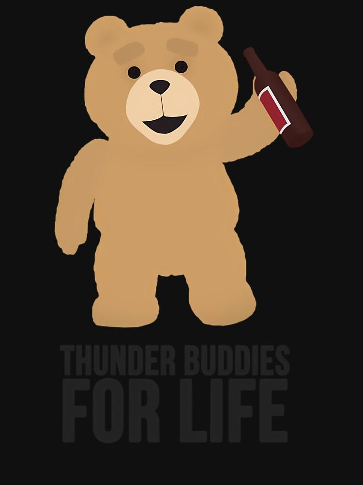 Ted The Animated Series Ted Thunder Buddies For Life Classic Unisex T-Shirt