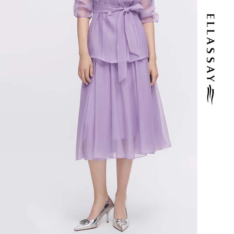 

ELLASSAY Flowy A-Line Gauze Skirt M