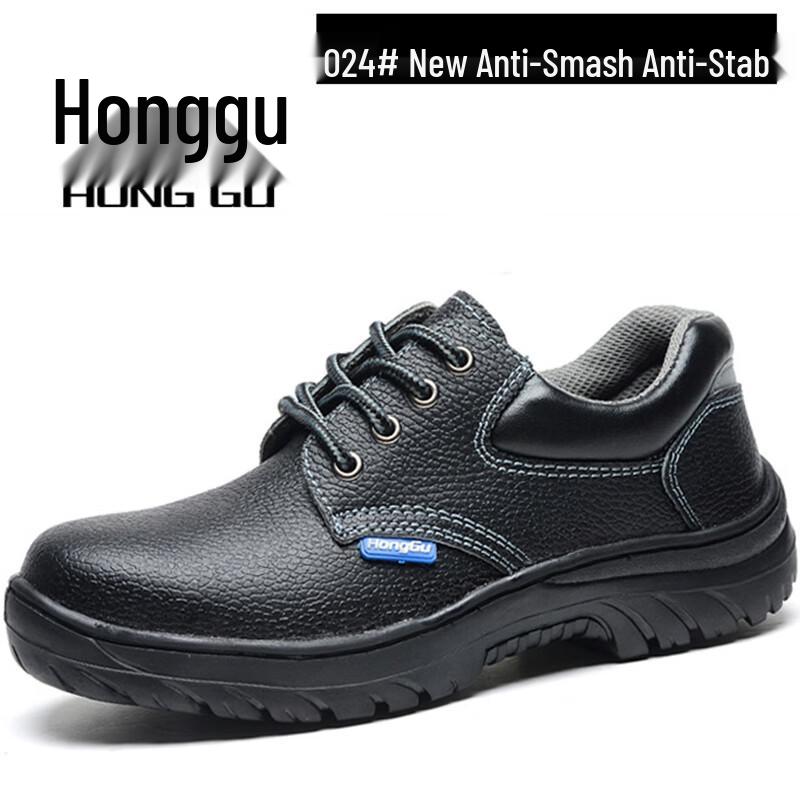 Honggu Steel Toe Anti-Puncture Safety Work Boots 36