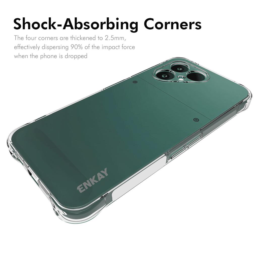 For Fairphone 6 Clear Phone Case Shockproof Anti-slip TPU Cover