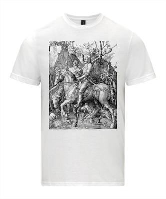 T-shirt Albrecht Durer Chevalier Mort avec Diable Personnalité Haute Qualité Hommes et Femmes Mode Street Manches Courtes Hauts