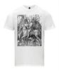 Albrecht Durer Knight Death with Devil T-shirt Personality High Quality Men and Women Fashion Street Short Sleeve Tops