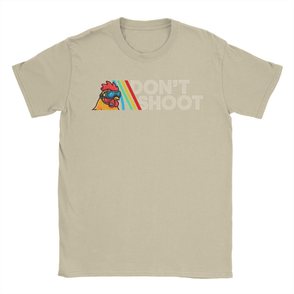 Don Shoot Game Arc Raiders Hühnchen Meme T-Shirts Unisex 100% Baumwolle Neuheit T-Shirt Rundhals T-Shirts Kurzarm Kleidung Sommer