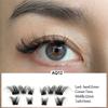 2026 New Arrival Reusable Synthetic Hair Custom Small Eyelash 23mm 25mm Lash Band Magnets False Lashes Partner Set Glue Free