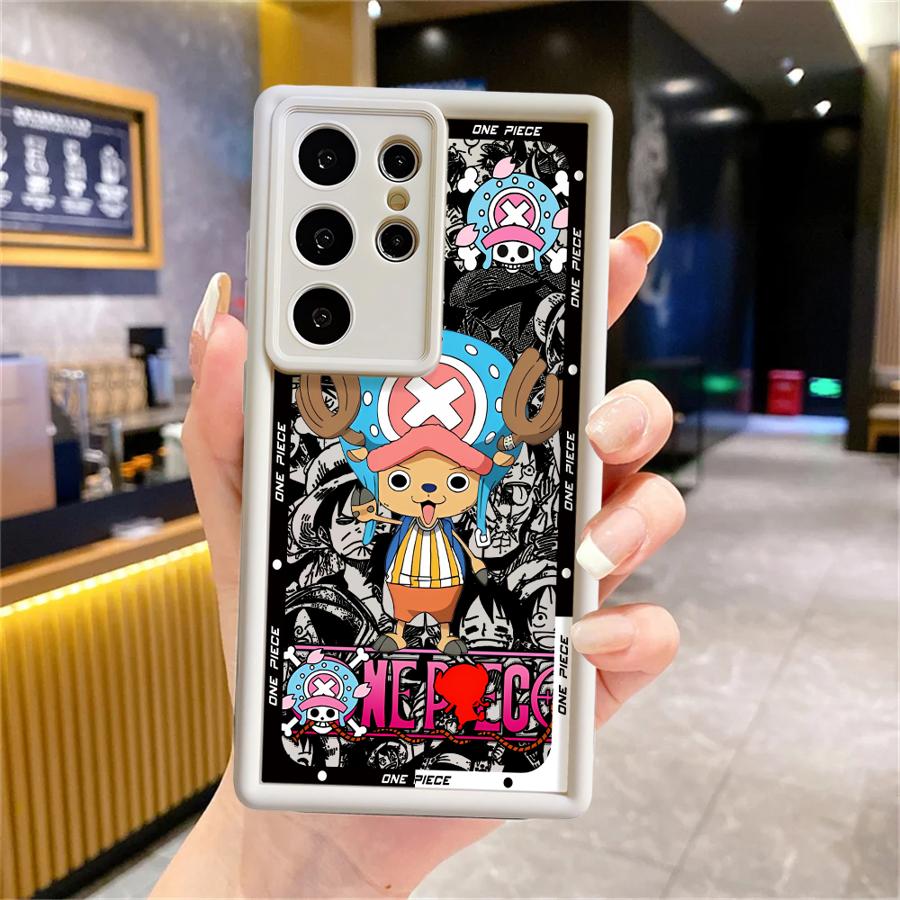 One Piece Anime Tony Tony Chopper Soft Cover Phone Case for Samsung Galaxy S21 S25 Ultra S22 S23 FE S20FE S24Ultra S24 Plus S25