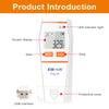 USB Temperature Data Logger 32000 Capacity Humidity Data Logger Reusable RH TEMP Recorder Refrigerated Cold Chain Transport