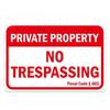 No Trespassing No Entry Private Property Warning Signs Public Garage Workshop Wall Decor Vintage Metal Sign 8x12 Inch