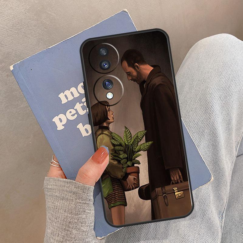 Retro Leon The Professional Case For Honor Magic 8 7 6 5 Pro Cover For Honor 400 200 X9c X9b X9a X8a X8b 50 70 90 Lite