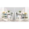 Shelves Bookshelf Organizer Desktop Bookshelf Wood Desk Organizer Office Storage Rack Free Style Display Shelf Bookcase for Tabletop Books Holder