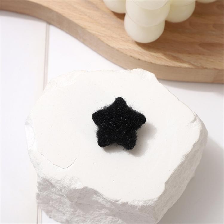 10 Pcs Plush Star Appliques Decorative Patches Sew on Patches Star Patches for Bag Shoe Hairpin Decorations