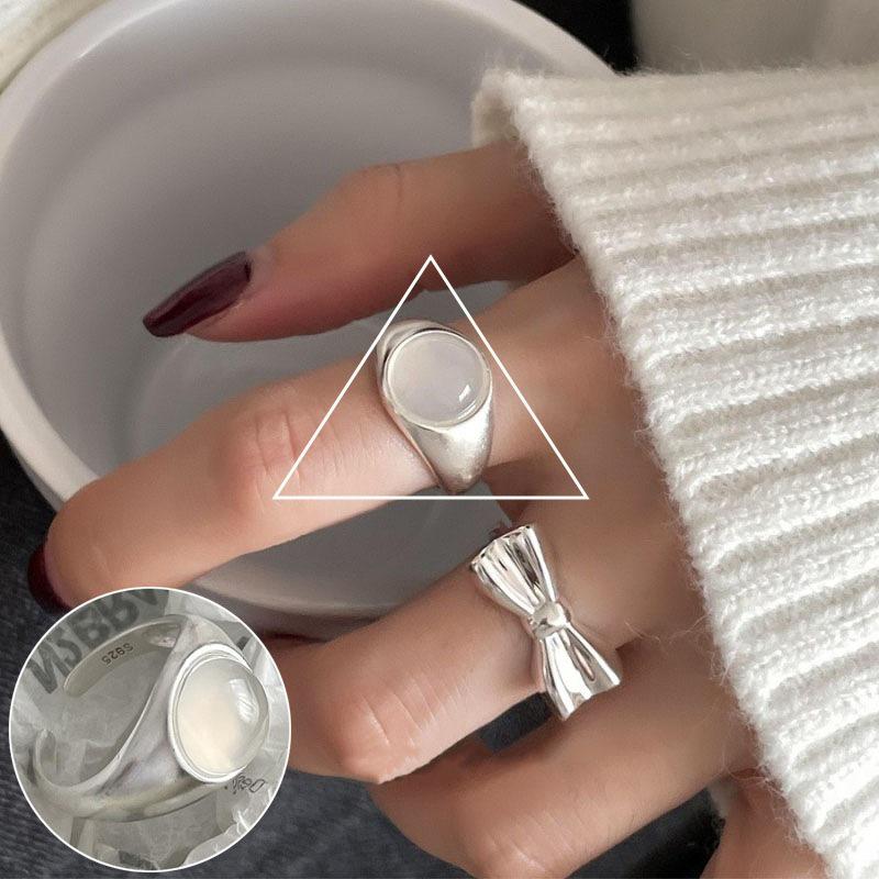 Geometric Bold Hip Hop Ring for Women – Trendy European & American Style, Open Creative Index Finger Design