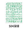 1 Inch Handwritten Alphabet Number Stickers Waterproof Vinyl Self Adhesive for DIY Journaling Scrapbooking Wholesale