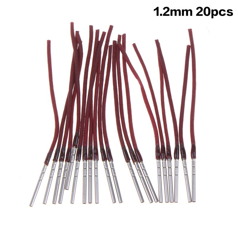 

20Pcs/Set Fishing Rod Tip Wire Rotatable Tip Line 1.0Mm-1.6Mm Diy Repair Tool Fly Fishing Tackle Fly Fishing Rod Accessories 12mm