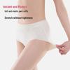 GUJIN Women's High-Waist Antibacterial Cotton Briefs