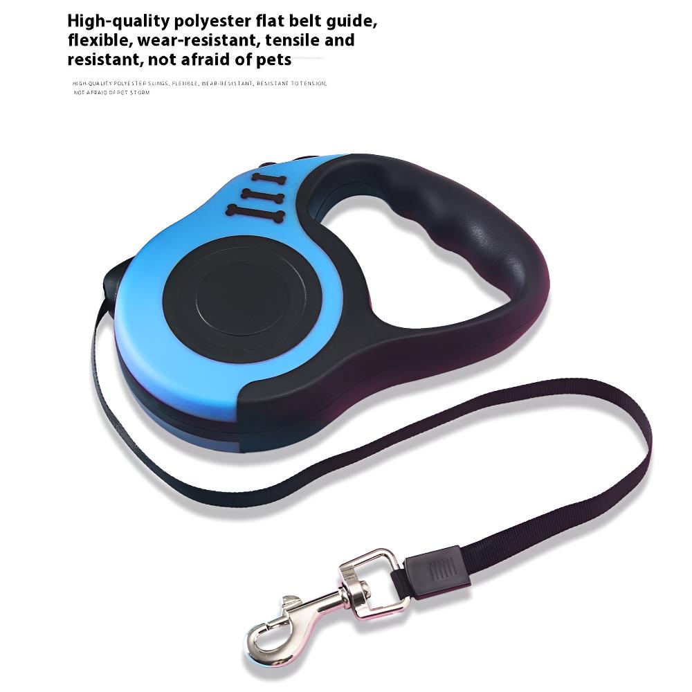 3m 5m Retractable Dog Leash Automatic Durable Nylon Lead for Puppy Outdoor Walking Hiking Traction Rope