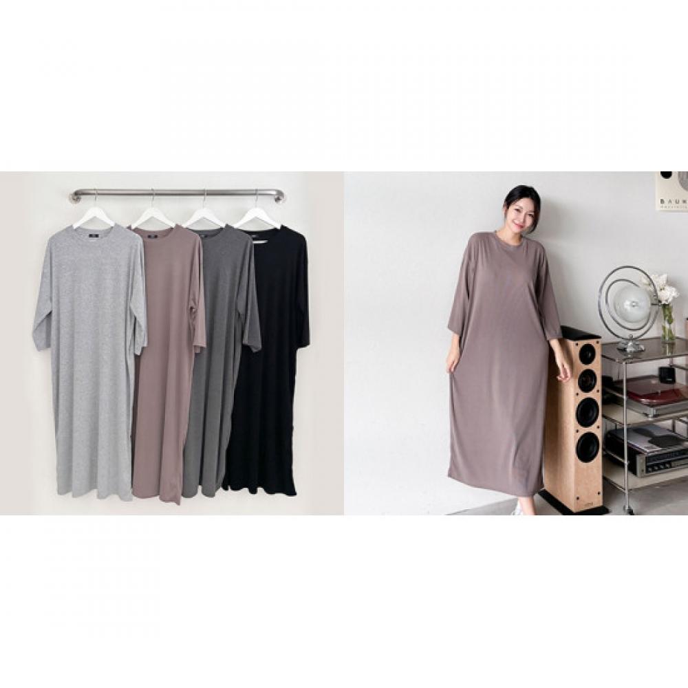 Shop Women S Round Plain overSized Simple Body Cover Long dreSS Mocha Ara Wdr