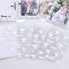 50Pcs/Pack Clear Photocard Sleeves Self-Adhesive Card Cover Idol Photo Packaging Bag Self Sealing Bag Gift Card Protector