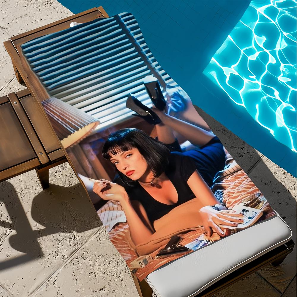 P-Pulp show Towel Beach Quick Dry Soft F-Fiction-n Pool Towels Gift for Travel Gym Shower Camping sports