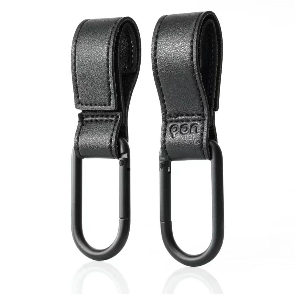Stroller Stroller Buggy Stroller Set of 2 Hooks, Hooks, Hooks, Carabiners, (Black)