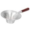 Tea Strainer Innovative Tea Leaf Infuser Filter Brewing Device for Home Office UseRed Wood Handle
