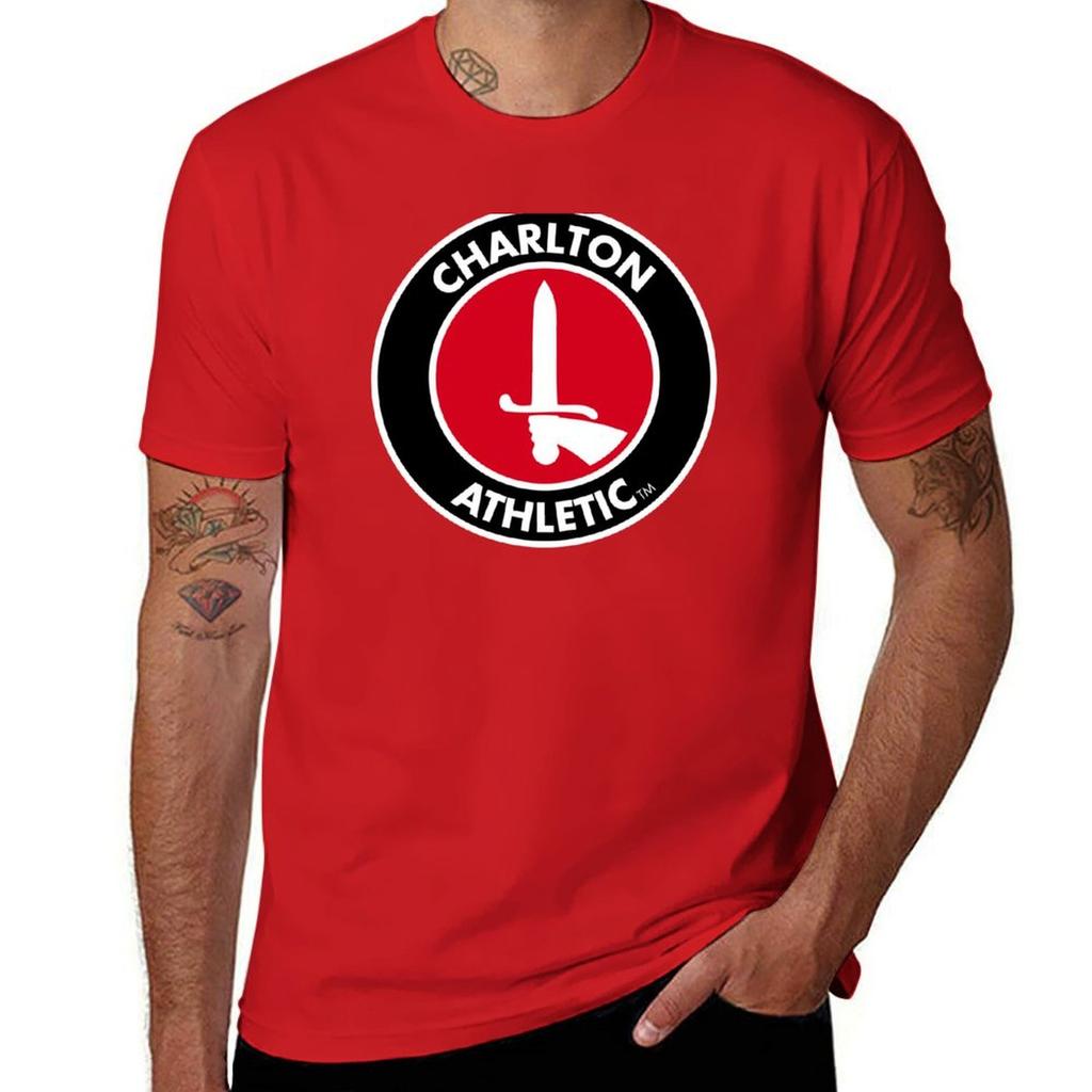 The Charlton Athletic F.C.. Tričko prosté celní estetické oblečení pánská grafická trička anime