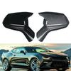 Car Rearview Side Mirror Cover For Chevrolet Camaro LT/SS/RS/ZL1 2016-2022 Wing Cap StickerView Case Trim Carbon Fiber