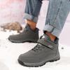 Botas de Neve para Clima Frio Extremo - Sapatos de Inverno Térmicos Isolados para Serviço Pesado com Solas de Borracha Antiderrapantes, Botas de Montanhismo com Cadarço