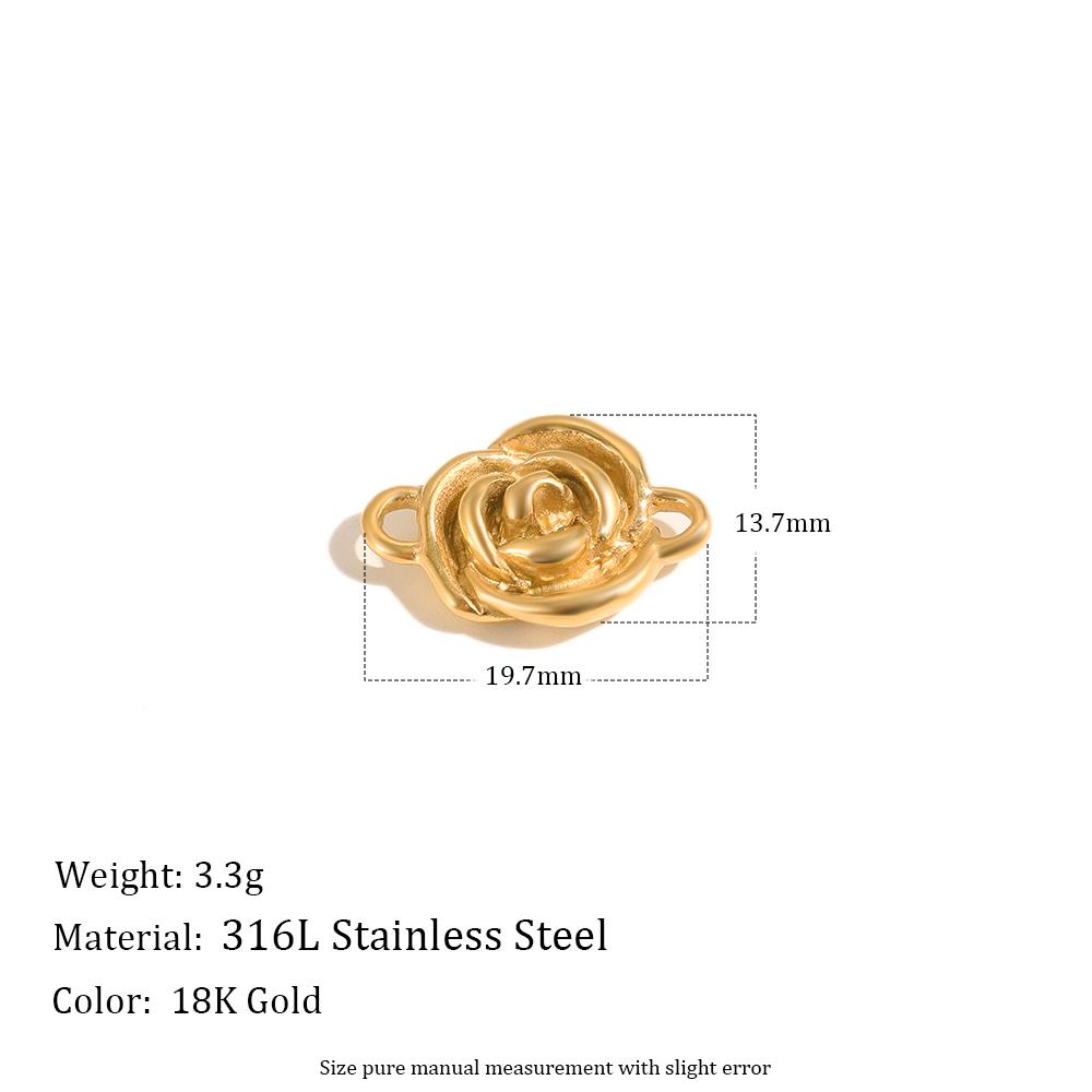 MamacitaSlay 316L Stainless Steel Vintage Geometric Charms 18K Gold Plated Waterproof Pendant Jewelry For Necklace Bracelet DIY