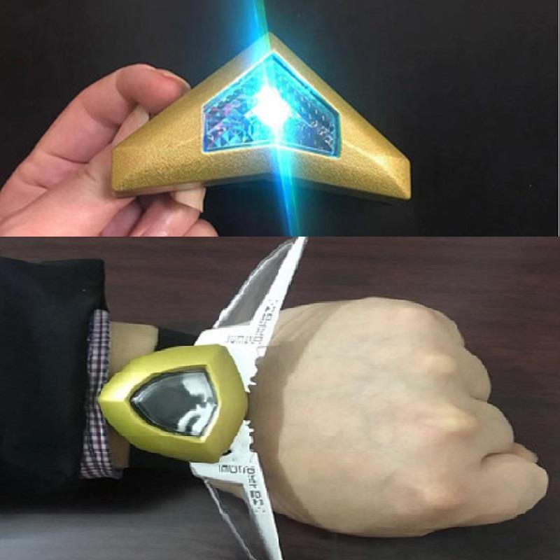 Gaia Sapphire Summoner Toy: Light-Up Children's Transformation Weapon Prop