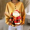 Women's Casual Shirts Long Sleeve Tops Button Up V Neck Loose Knit Fall Favorites For Women