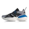 Li Ning Glory 92s Slip Resistant Low Top Casual Shoes Unisex Snow Gray AGLP083-8