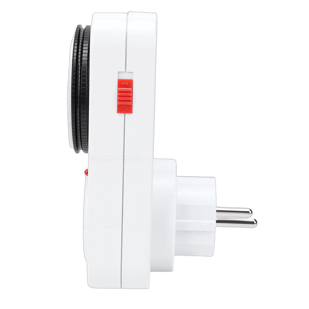 Mechanical Timer Socket with 96 Switching Segments(15 Minutes) 24 Hour Analogue Timer for Indoor Use with Child Lock