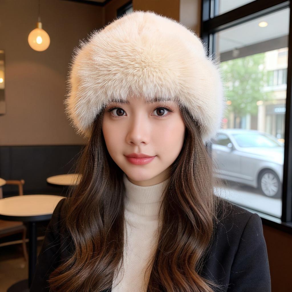 Women's Hat, Velvet, Thick, Windproof Hat, Cold Proof Hat, Warm Hat, Fisherman's Hat