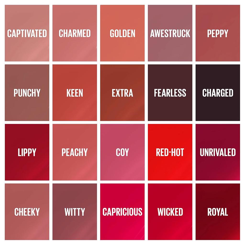 Maybelline Superstay Vinyl Ink Liquid Lipstick Fearless 4.2ml High Shine Longwear Color Transfer Proof 16Hr Vegan Makeup