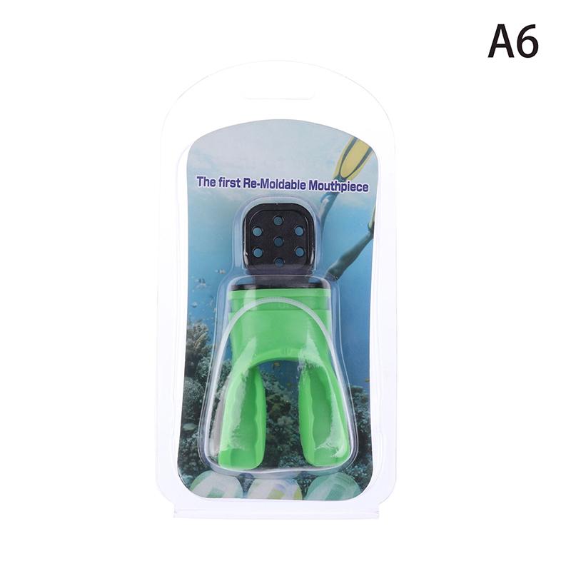 Silicone Snorkel Diving Mouthpiece Scuba Moldable Bite Mouthpiece Regulator Plastic Snorkel Mouthpiece