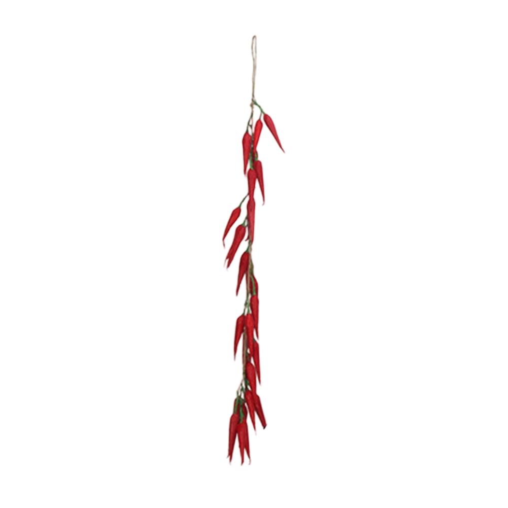 Decorative Simulation Vegetable Models Hanging String Decoration Featuring Chili Pepper Garlic and Peanut for Home Ambiance