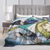 Witch Hat Atelier Blankets Super Warm Pattern Plush Throw Blanket For Couch Chair Sofa Bed Travel Flannel Bedspread Bed Cover