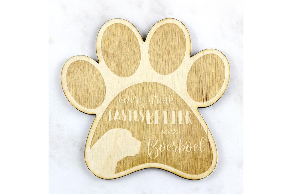 Boerboel, South African Mastiff - Mug coaster, engraved coaster with dog, gift for dog lover by Art-Dog brand