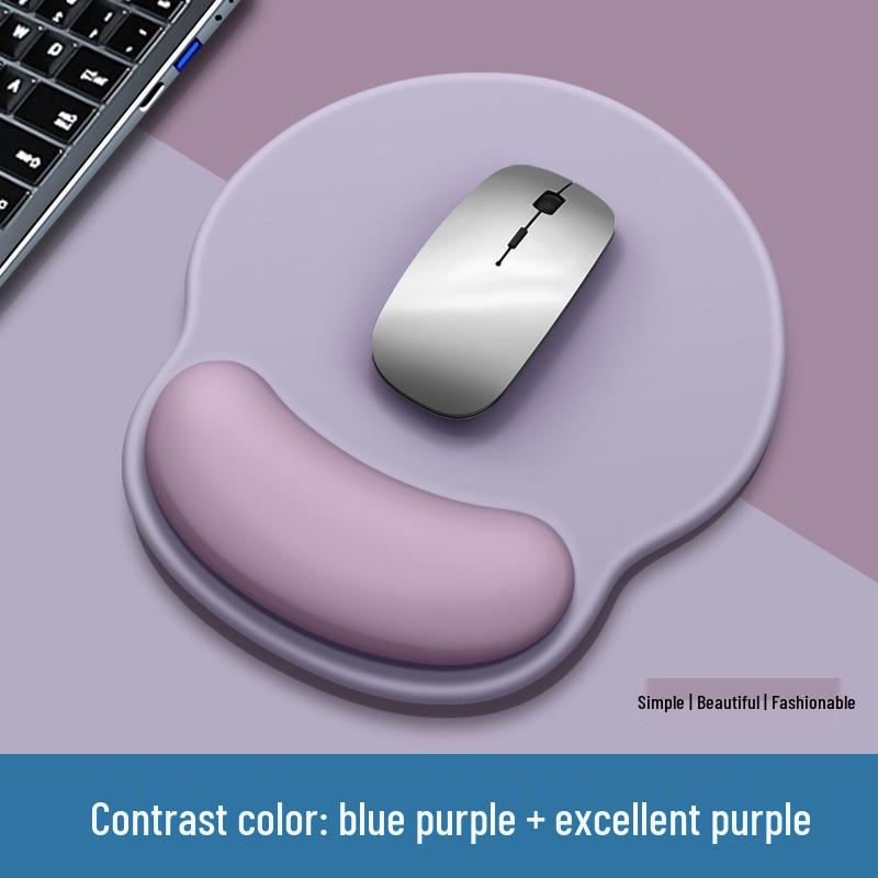 

Memory Foam Wrist Rest Mouse Pad: Non-Slip, Stain-Resistant Hand Support for Office & Home