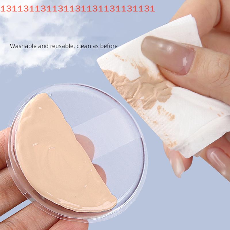 Soft PU Powder Puff Circular Water Drop Transparent For Cosmetic Face Foundation BB Cream No Powder Eating Powder Makeup Tool