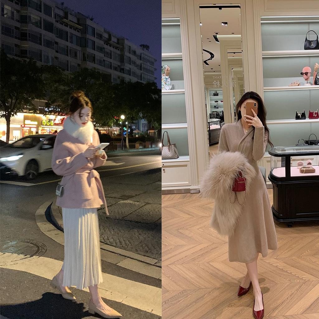 Sheepskin version of grape mother, the same leather pointed versatile high heels, shallow mouth thin single shoes, femininity commuter shoes