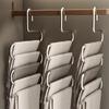 Durable Metal Space-Saving Multi-Layer Pants Hanger Ideal for Suits, Jackets & Tops, - Perfect Closet Organizer, Drying Rack