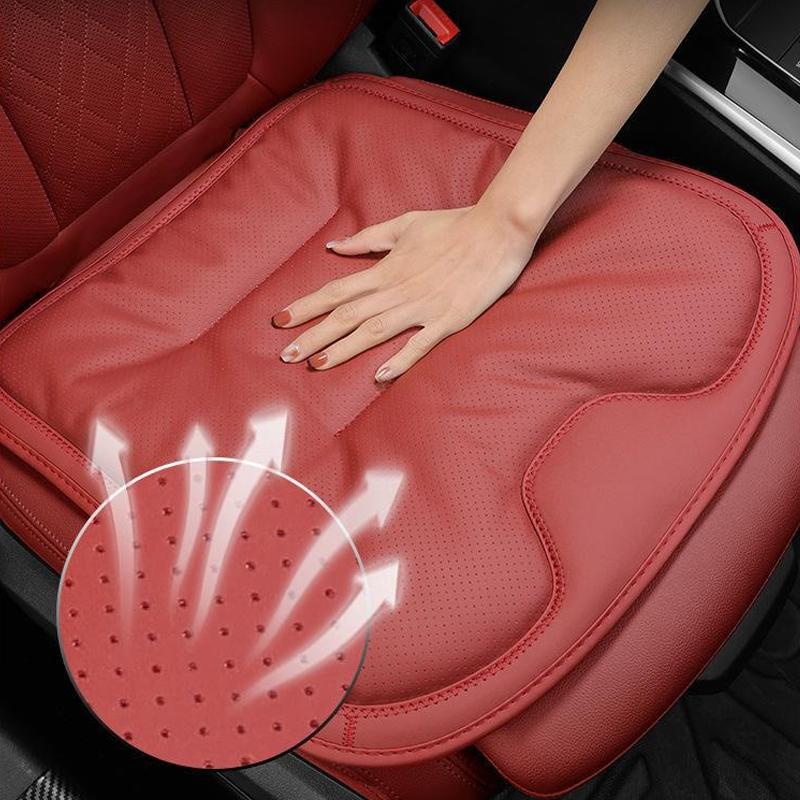 NAPPA Leather Car Seat Cushion For Driving ,For Tesla Model 3 Model Y L Model X Non-Slip Bottom Protector Breathable Covers