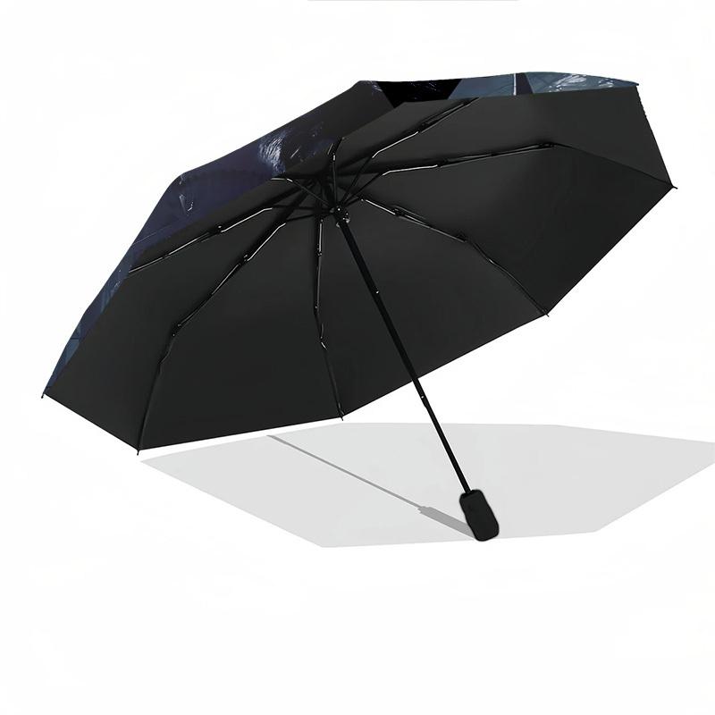 1pc Harry Potter Prisoner of Azkaban Automatic Folding Umbrella - Compact 8-Rib Design, Durable Plastic & Iron1195L