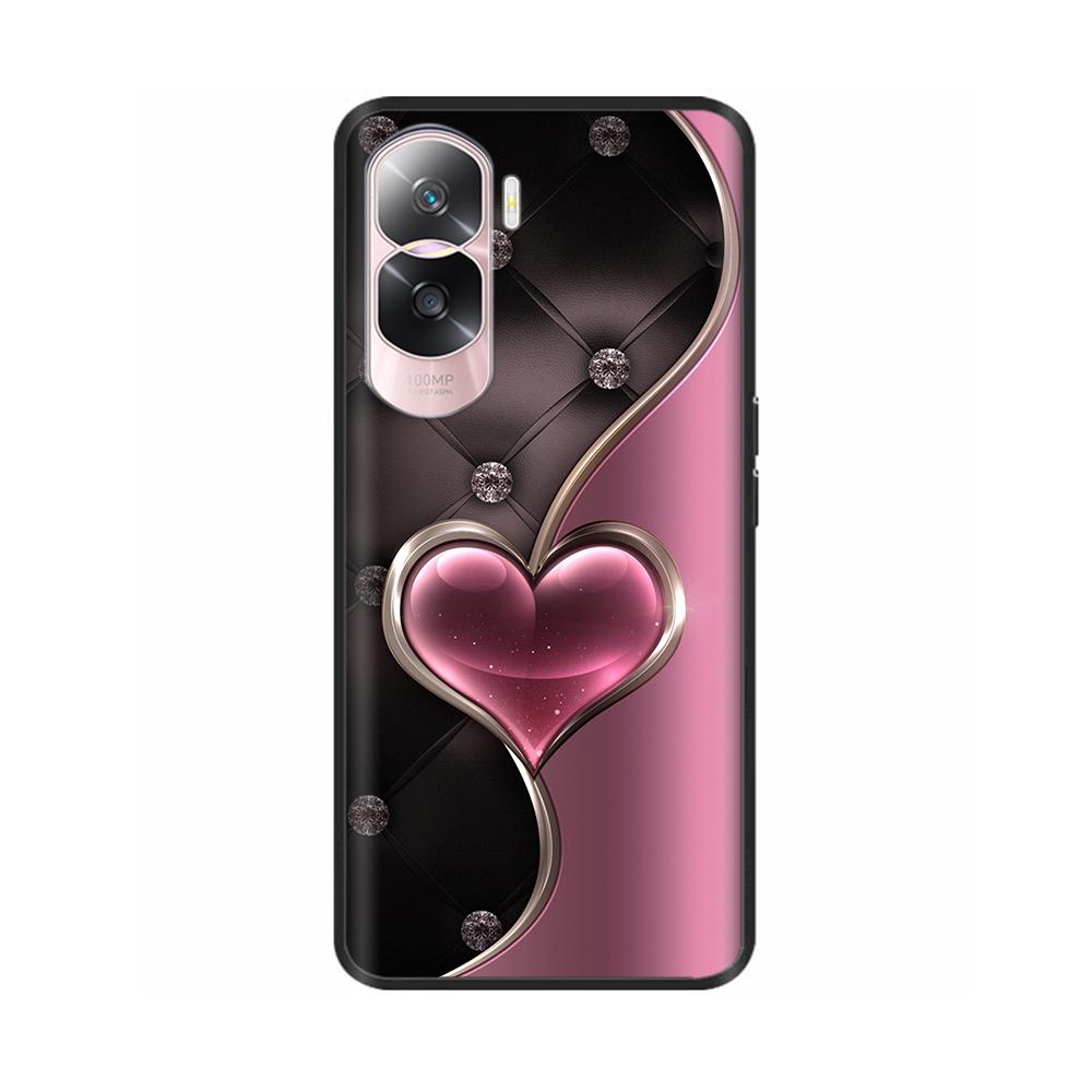 Carcasă pentru Honor 90 Lite 5G Carcasă pentru Honor 90 Smart Floare Silicon Lichid Moale Carcasă Telefon Pentru Honor 90 Pro Carcase Honor90 Husa 90Lite