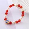 Light Luxury Agate Pearl Bracelet Fashion Women Daily Jewelry Lucky Gift